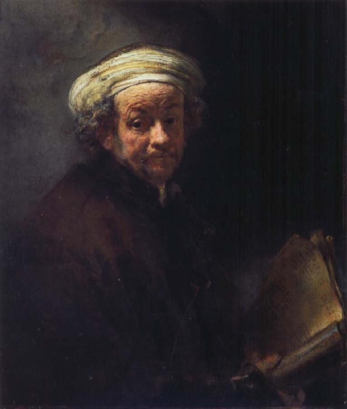 REMBRANDT Harmenszoon van Rijn Self-Portrait as St.Paul